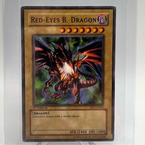 Yu-Gi-Oh! 1st Edition Red-Eyes B.‎ Dragon Trading Card Dragon’s Roar Deck Konami